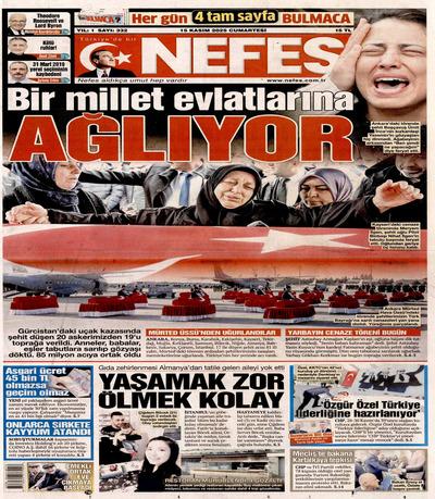 Nefes
 Gazetesi oku