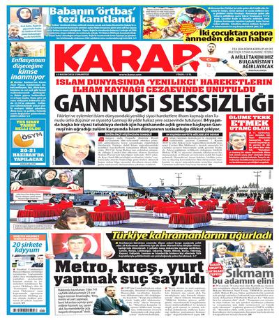 Karar
 Gazetesi oku