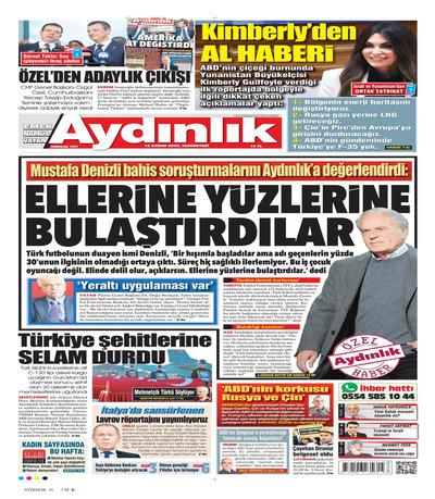 Aydnlk Okusi
 Gazetesi oku
