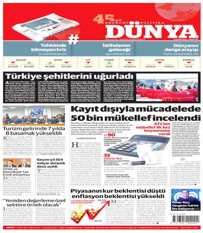 Dünya
 Gazetesi oku