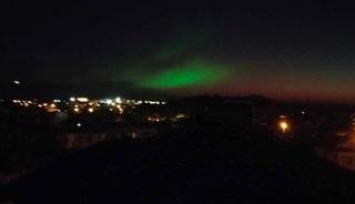 Fethiye’de şaşkına çeviren görüntü! Gökyüzünde mor ve yeşil ışık belirdi