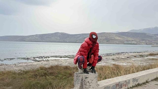 İzmirli Spiderman Van Gölü’ne daldı 4