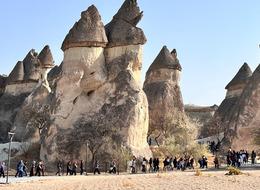 Ara tatilde öğrenciler ve ailelerinin rotası Kapadokya oldu