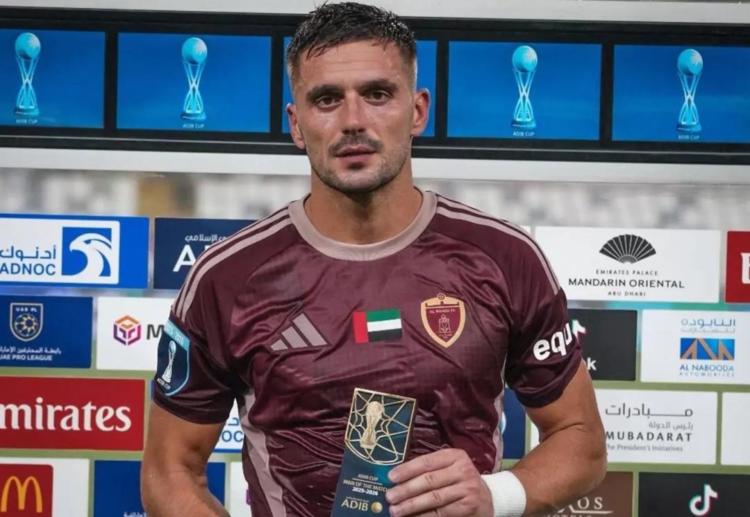 Dusan Tadic den dudak ısırtan performans! Al-Wahda formasıyla Khor Fakkan a 2 asist yaptı... Son dakikada takımı sevindirdi... 7