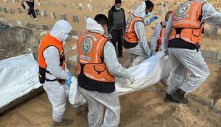 Gazze'de 30 Filistinli daha toplu şekilde defnedildi