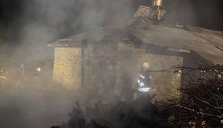 Konya'da müstakil evde yangın