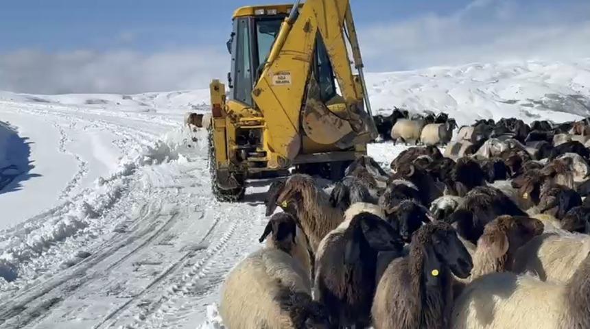 Muş&rsquo;ta yoğun kar yağışı