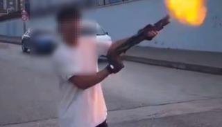 Gaziantep'te şok görüntüler: 3 şahıs pompalı tüfekle rastgele ateş açtı