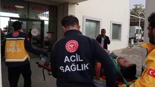 Şarampole yuvarlanan otomobildeki 5 kişi yaralandı
