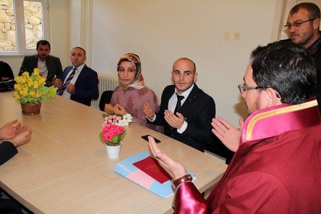 Gümüşhane’de ilk dini nikah Köse’de kıyıldı