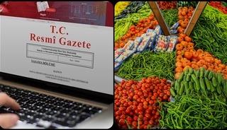 Gıdalarda pestisit kalıntılarının maksimum limitlerine ilişkin esaslar düzenlendi