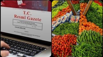 Gıdalarda pestisit kalıntılarının maksimum limitlerine ilişkin esaslar düzenlendi