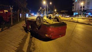 Hızlı otomobil, ortalığı savaş alanına çevirdi