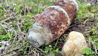 Yer: Edirne! Köy merasında bulunan top mermisi imha edildi