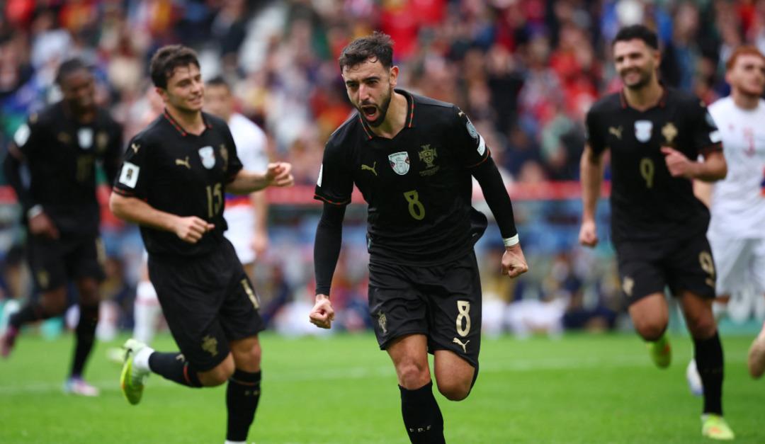 Portekiz, Ermenistan kalesine dinlene dinlene gol attı! Tarihi farkın geldiği ma&ccedil;ta &uuml;stelik Cristiano Ronaldo bile yoktu... 1