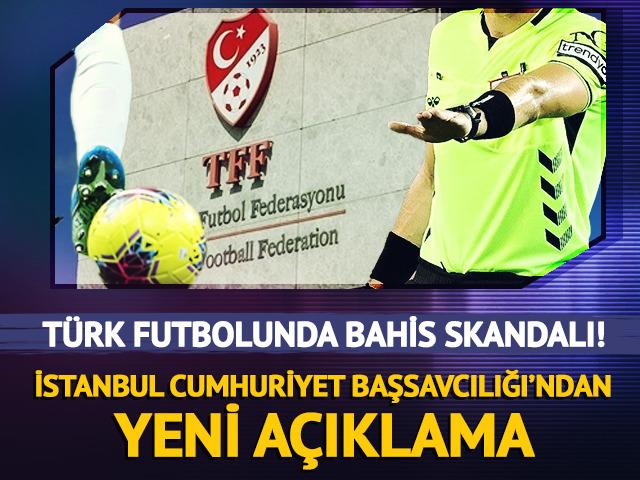 İstanbul Cumhuriyet Başsavcılığı duyurdu! "Bahis soruşturması genişleyebilir"