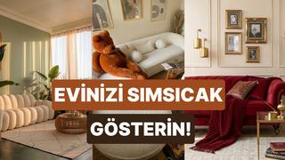 Şu soğuk havalarda evini daha sıcak gösterecek dekorasyon önerileri