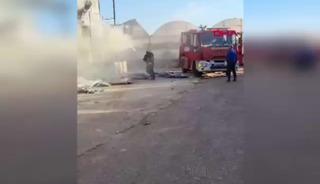 Yer: Antalya! Bahçe mobilyaları deposu alev alev yandı