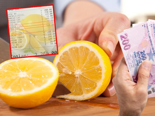 Kasada şaşkına döndüler! Dilim limon istediler, fiyatı adisyonda çıktı, 2260 TL hesap geldi