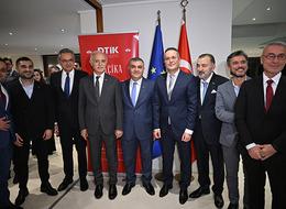 Brüksel'de AB-Türkiye İş Zirvesi kapsamında resepsiyon düzenlendi