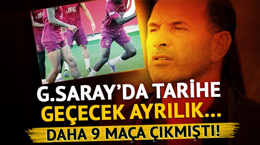 Daha 9 maça çıkmıştı! Galatasaray'da tarihe geçecek ayrılık