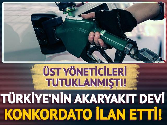 Türkiye'nin akaryakıt devi konkordato ilan etti!
