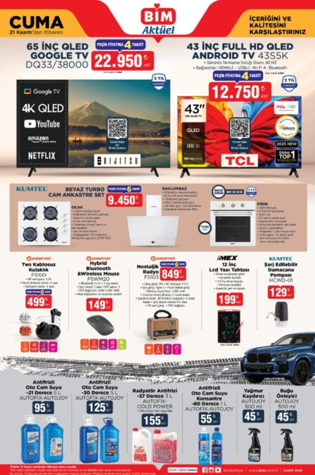 BİM e Kumtel ısıtıcı çeşitleri geliyor! 21 Kasım 2025 BİM katalog yayınlandı! 2