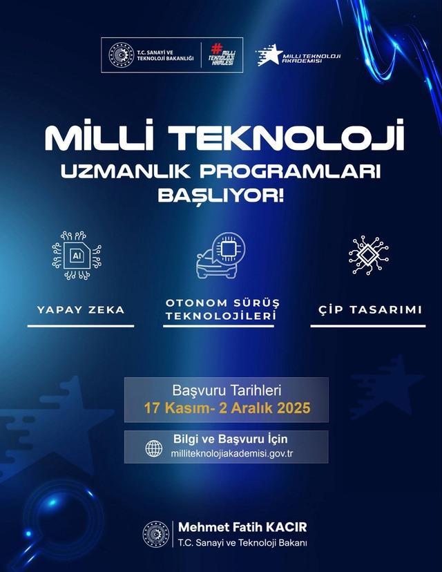 Milli Teknoloji Akademisi Uzmanlık Programları başlıyor 1