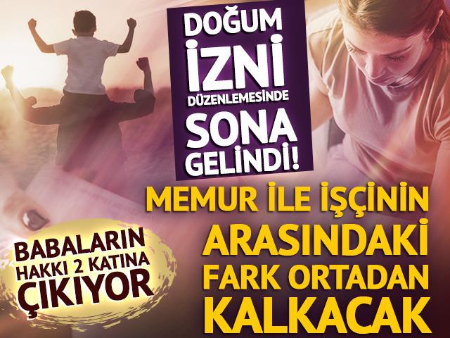 Memur ile işçinin arasındaki doğum izni farkı ortadan kalkacak