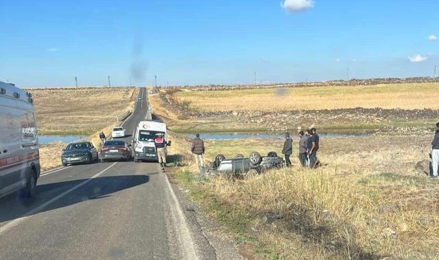 Takla atan otomobilde aynı aileden 4 kişi ağır yaralandı 2