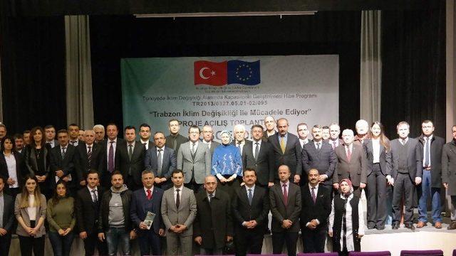 ‘Trabzon İklim Değişikliği ile Mücadele Ediyor’ projesinin  açılış toplantısı yapıldı.