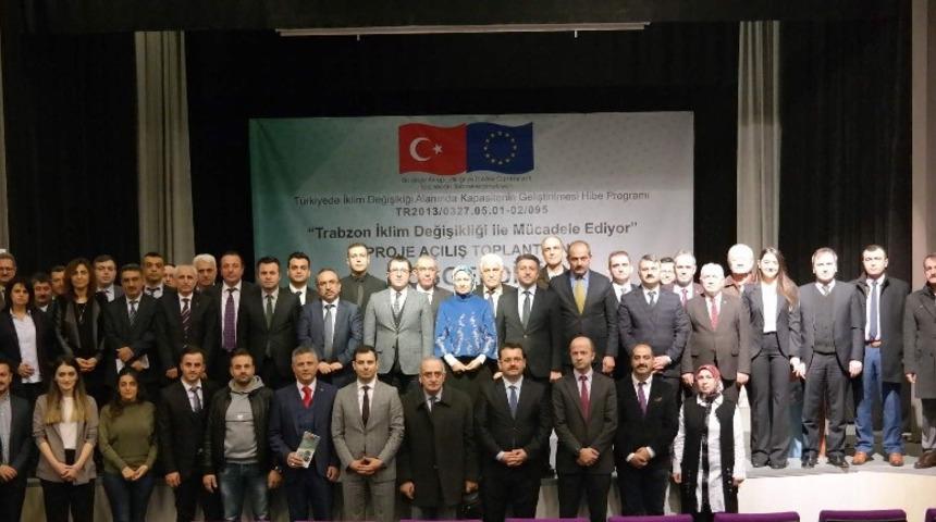 ‘Trabzon İklim Değişikliği ile Mücadele Ediyor’ projesinin  açılış toplantısı yapıldı.