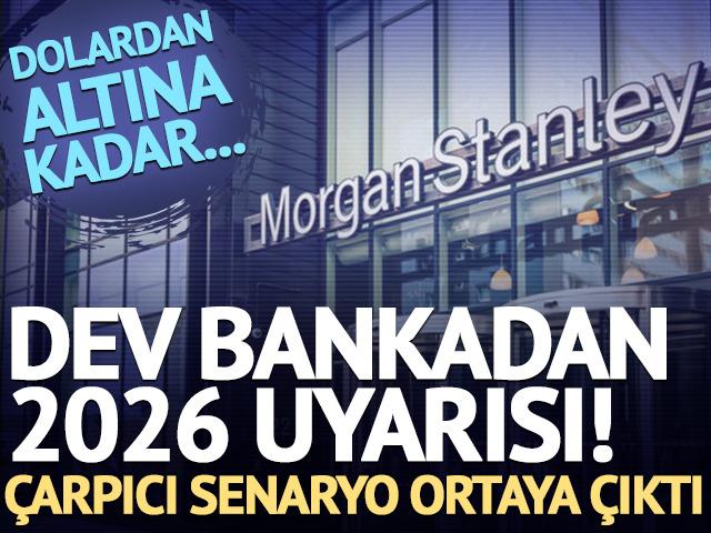 Dev bankadan 2026 uyarısı! Çarpıcı senaryo ortaya çıktı: Dolardan altına kadar...