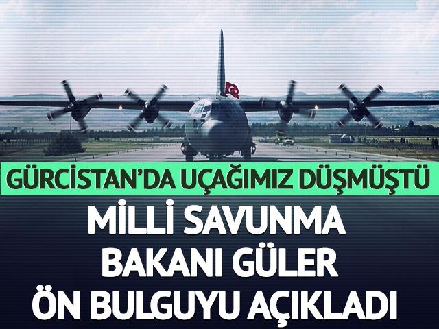 Gürcistan'da uçağımız düşmüştü! Bakan Güler ön bulguyu açıkladı: "İki ay sonra biter"