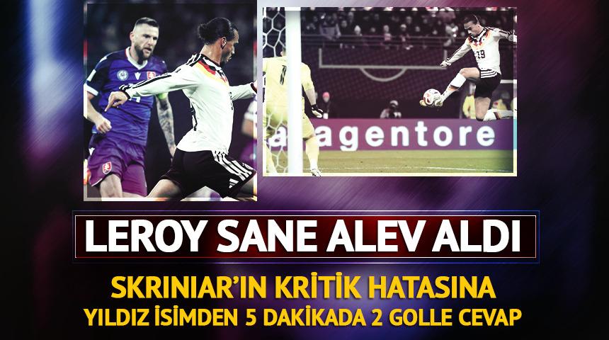 Leroy Sane'den 2 gol! Skriniar'dan kritik hata...