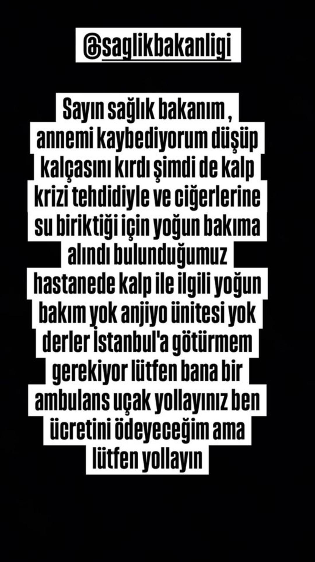Seren Serengil in annesi Nevin Teoman yoğun bakıma kaldırıldı! Sağlık Bakanlığı ndan yardım istedi! Ücretini ödeyeceğim... 3