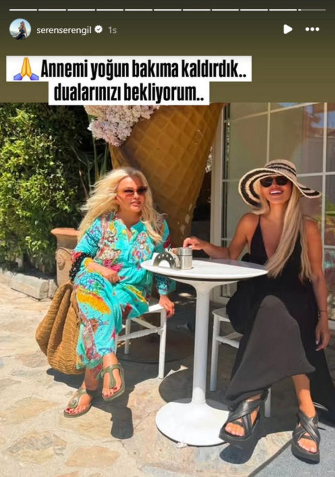 Seren Serengil in annesi Nevin Teoman yoğun bakıma kaldırıldı! Sağlık Bakanlığı ndan yardım istedi! Ücretini ödeyeceğim... 2