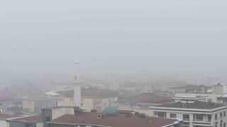 Batman’da yoğun sis etkili oldu
