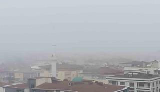 Batman’da yoğun sis etkili oldu