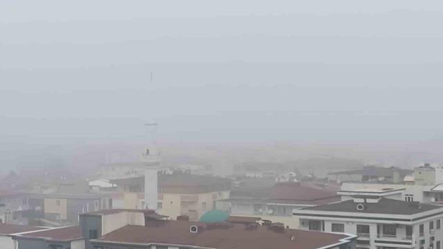 Batman’da yoğun sis etkili oldu