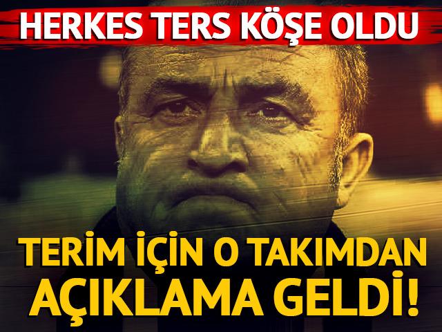 Terim için o takımdan açıklama! Herkes ters köşe oldu