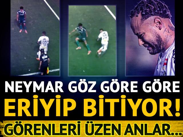 Neymar'ın son hali içler acısı! Maçta yaptıklarıyla izleyenleri üzdü, 33 yaşında futbolu bırakabilir