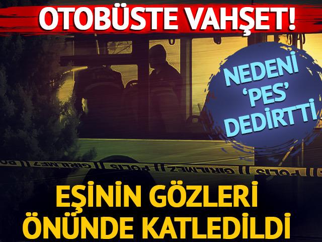 Konya'da 'Yan bakma' cinayeti! Eşinin gözleri önünde öldürüldü