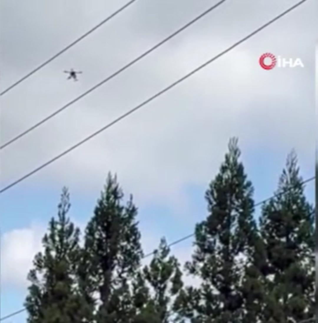 U&ccedil;arken havlıyor! G&ouml;r&uuml;rseniz sebebi bilin ki bu... Japonlar ayı saldırılarına karşı havlayan dronları kullanmaya başladı 2