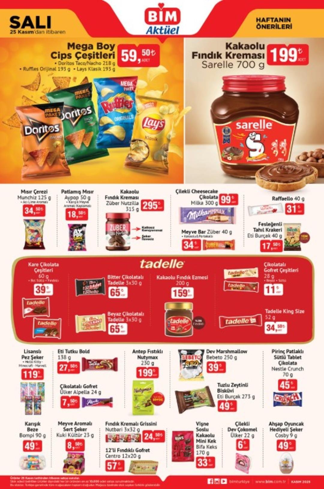 BİM de kişisel bakım ve kozmetik ürünleri çok uygun! 25 Kasım 2025 BİM katalog yayınlandı! 2