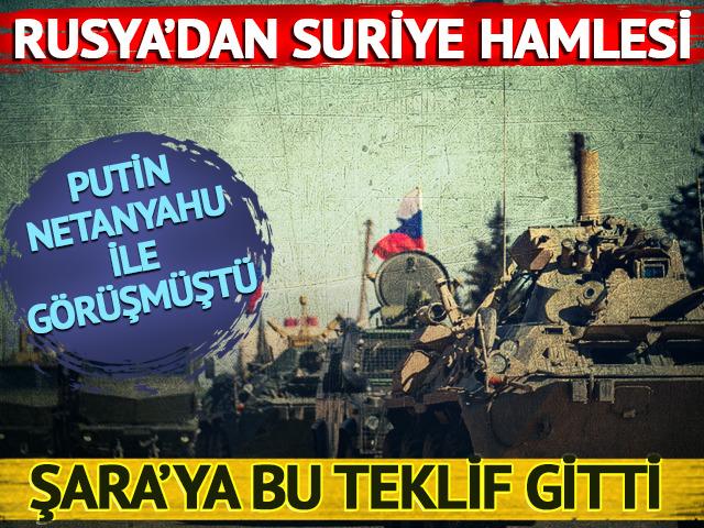 Rusya'da Suriye hamlesi! Yeniden asker konuşlandırmayı teklif ettiler