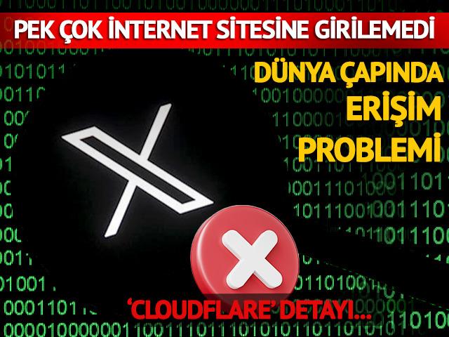 Pek çok internet sitesinde erişim problemi yaşandı