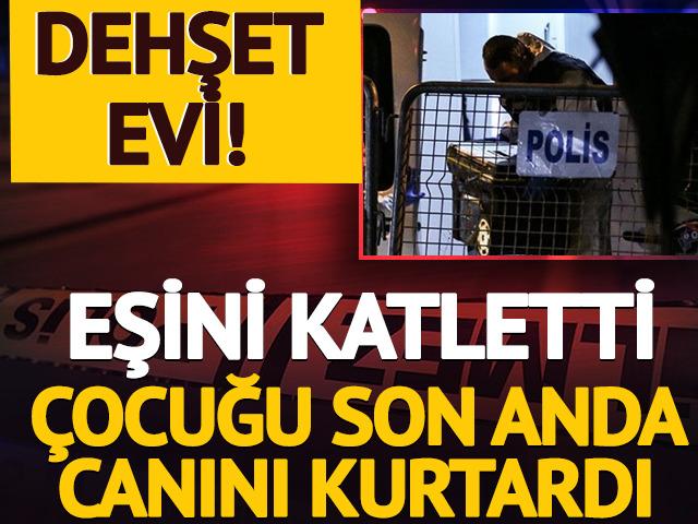 Korkunç olay! Eşini öldürdü, kızı son anda canını kurtardı! Cinayetin ardından intihar etti