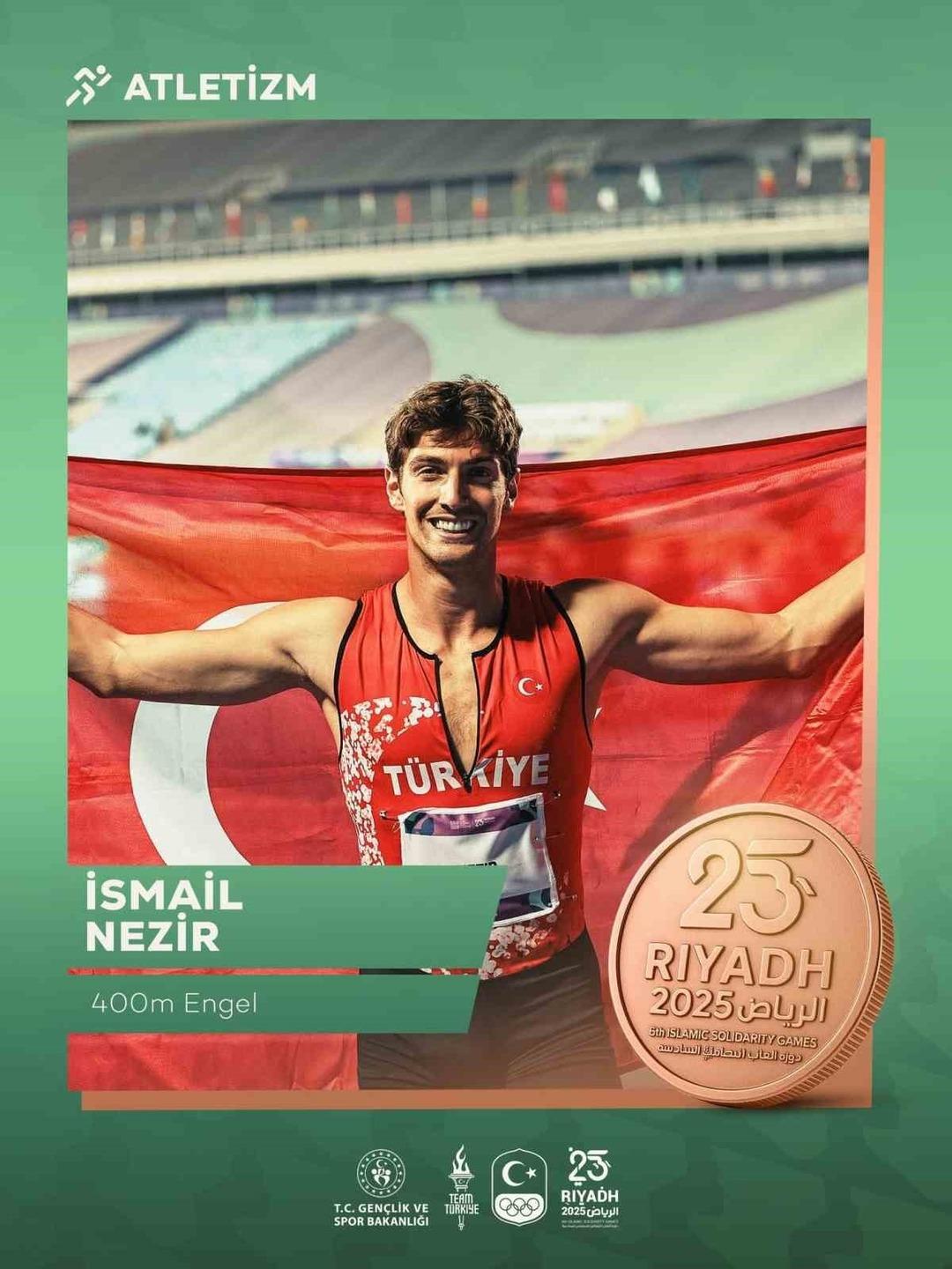 Atletizmde Berke Akçam’dan altın madalya! 2