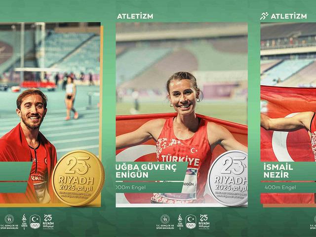 Atletizmde Berke Akçam’dan altın madalya